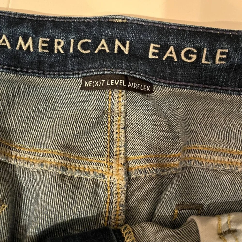 American Eagle Ne(x)t Level Airflex Mens Jeans TWO PAIRS Relaxed Straight  36x34